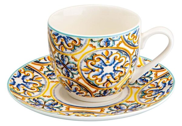 Set di 6 tazze con piattini Medicea - Brandani