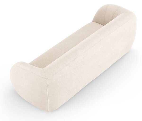 Divano in tessuto bouclé crema 230 cm Essen - Cosmopolitan Design