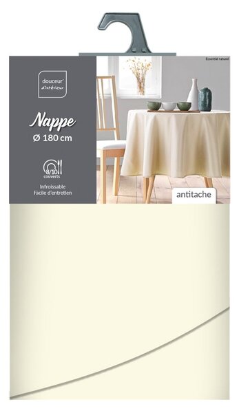 Tovaglia ø 180 cm Essentiel – douceur d'intérieur