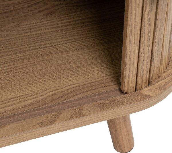 Libreria di colore naturale con effetto rovere 80x172x40 cm Elia – Casa Selección