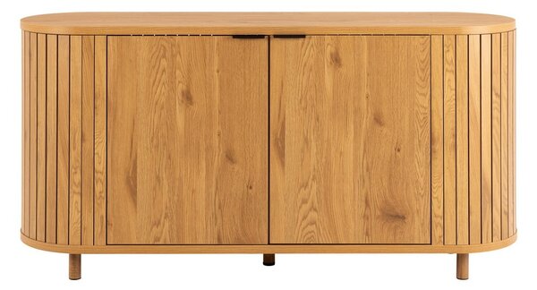 Cassettiera effetto rovere in colore naturale 160x80x45 cm Colima - Actona