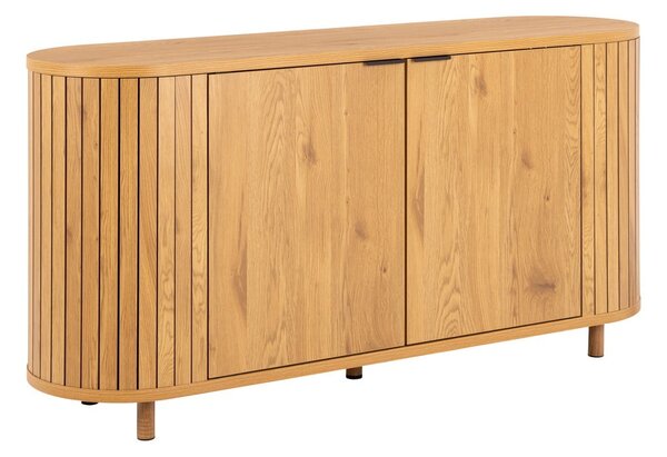Cassettiera effetto rovere in colore naturale 160x80x45 cm Colima - Actona