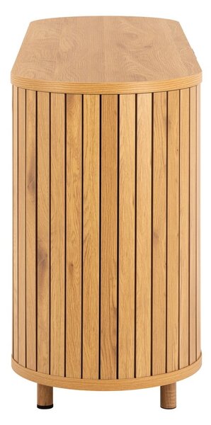 Cassettiera effetto rovere in colore naturale 160x80x45 cm Colima - Actona