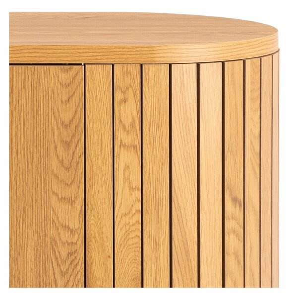 Cassettiera effetto rovere in colore naturale 160x80x45 cm Colima - Actona