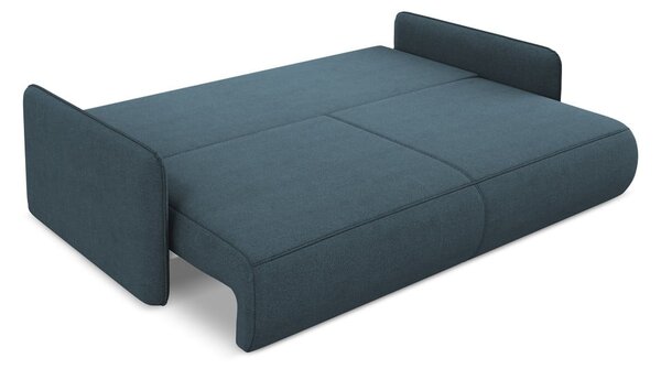 Divano blu allungabile/con contenitore 216 cm Nanea – Makamii