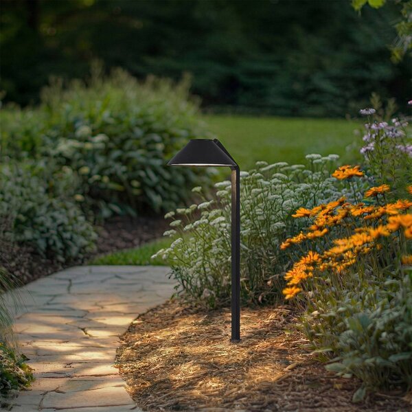 Lindby Lampada LED con picchetto Capelo, nera, metallo, 77 cm Capelo, Nero, Alluminio, Moderno