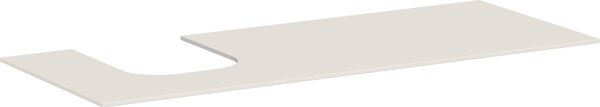 Hansgrohe Xevolos E Console, 1 découpe à gauche, 1370x550mm, pour vasque à poser, 54205780, 54205780