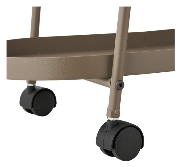 Tavolino da servizio in metallo su ruote 27,5x60 cm Empoli – House Nordic
