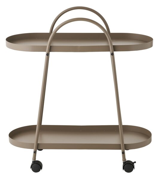 Tavolino da servizio in metallo su ruote 27,5x60 cm Empoli – House Nordic