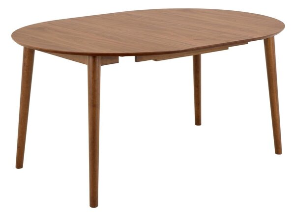 Tavolo da pranzo rotondo con effetto noce allungabile con estensione ø 115 cm Montreux – Actona