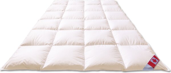 Piumino Künsemüller, "6x6 Canada Warm" con trapuntatura da 1 cm, 90% piumino