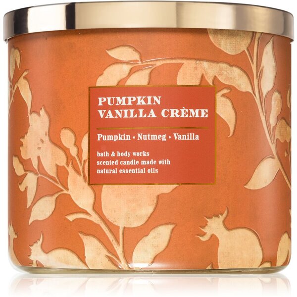Bath & Body Works Pumpkin Vanilla Crème candela profumata I. 411 g