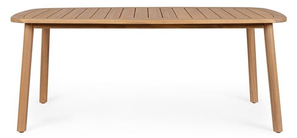 Tavolo da pranzo da giardino in acacia massiccia 99x183 cm Pablo – Bizzotto