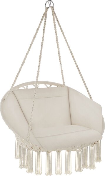 Tectake® poltrona sospesa Grazia 80 x 72 x 125 cm
