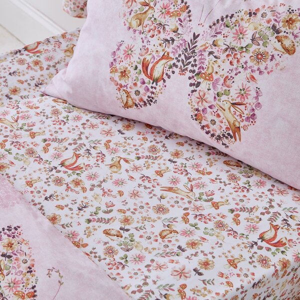 Lenzuolo con angoli per bambini per letto singolo 90x190 cm Enchanted Butterfly – Catherine Lansfield