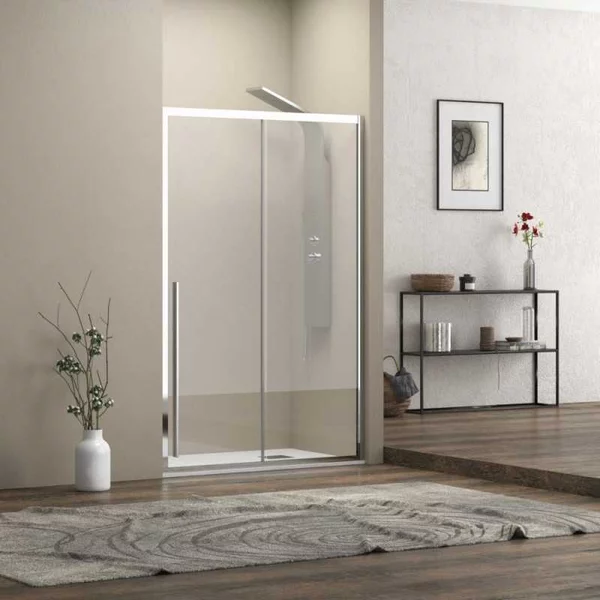 Porta doccia nicchia 120cm scorrevole vetro 8mm altezza 200h | KEL4000 - KAMALU