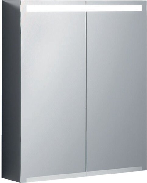 Geberit Option Armoire de toilette avec éclairage intégré, deux portes, largeur 60cm, 500.582.00.1, 500.582.00.1