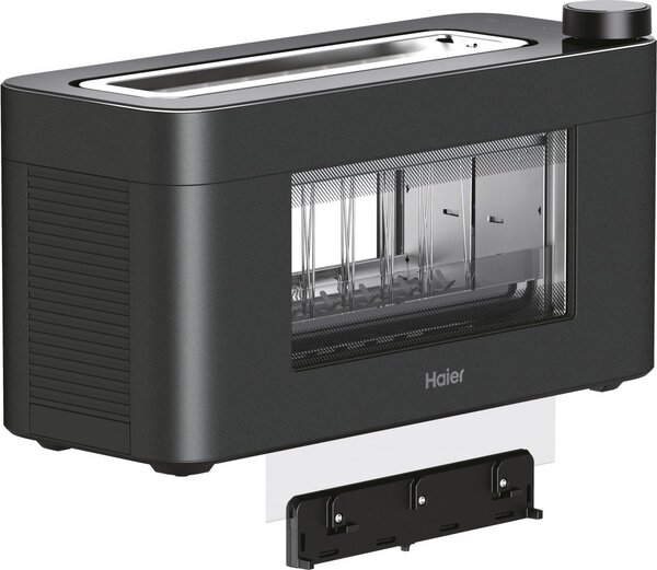 Haier Tostapane 2 Fette Potenza 1300 Watt con Finestra colore Nero - HTO7W2 011