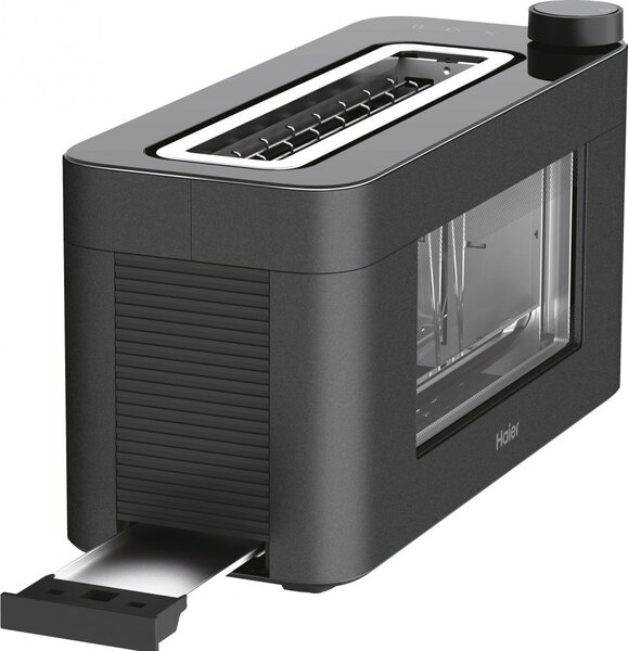 Haier Tostapane 2 Fette Potenza 1300 Watt con Finestra colore Nero - HTO7W2 011