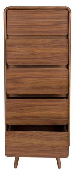 Cassettiera marrone in frassino massiccio 45x112x40 cm Rise – Zuiver