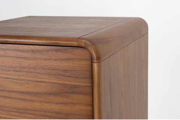 Cassettiera marrone in frassino massiccio 45x112x40 cm Rise – Zuiver