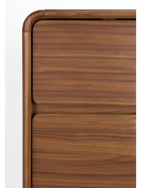 Cassettiera marrone in frassino massiccio 45x112x40 cm Rise – Zuiver