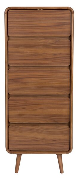 Cassettiera marrone in frassino massiccio 45x112x40 cm Rise – Zuiver