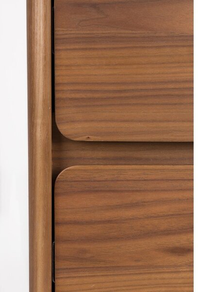 Cassettiera marrone in frassino massiccio 45x112x40 cm Rise – Zuiver