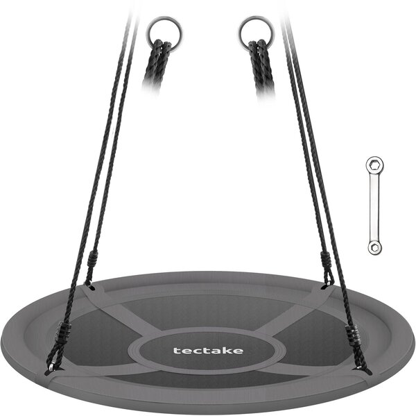 Altalena a nido tectake® Swayer, testata con un carico di 300 kg, conforme alla norma DIN EN 71-8, con rivestimento in Textilene