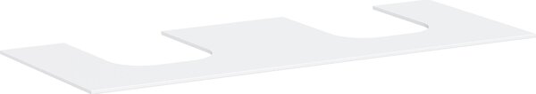Hansgrohe Xevolos E Console, 2 découpes, 1370x550mm, pour vasque à poser, 54207700, 54207700