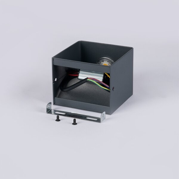 Brilagi - Applique da esterno a LED DONNANI LED/5W/230V 10 cm antracite IP44