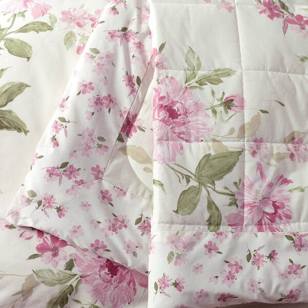 Copriletto con rivestimento trapuntato 220x230 cm Avebury Floral – Catherine Lansfield
