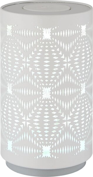Lampada da tavolo LED RGB, batteria ricaricabile, touch, bianco, H 14 cm