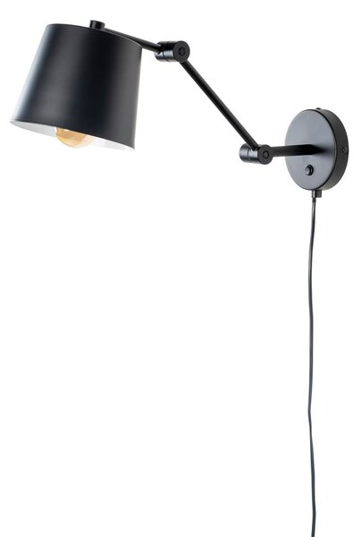 Lampada da parete nera Hajo - White Label