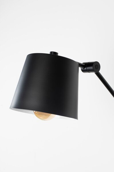 Lampada da parete nera Hajo - White Label