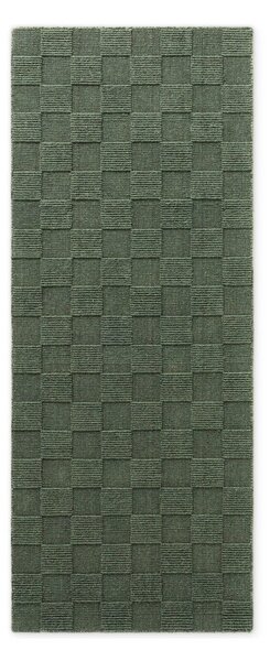 Passatoia verde scuro in lana tessuta a mano 80x200 cm Scala – Villeroy&Boch