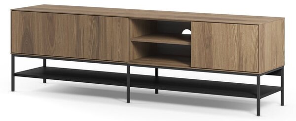 Mobile TV di colore naturale con effetto rovere 180x55x35 cm Amira – Marckeric