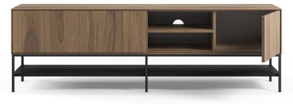 Mobile TV di colore naturale con effetto rovere 180x55x35 cm Amira – Marckeric