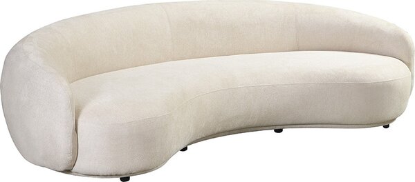 Home Deluxe - Divano CASARA 258 x 128 x 72 cm - Tessuto Beige I Divano moderno da salotto, 3 posti
