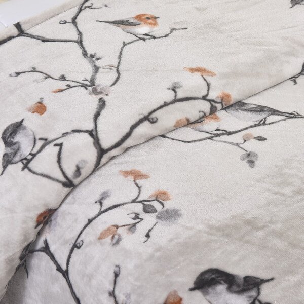 Set copripiumino e federa grigio in micropile per letto singolo 140x200 cm Ronja – My House