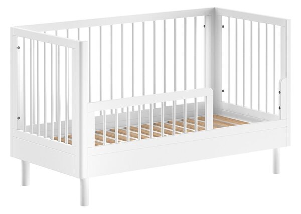 Lettino bianco in faggio massiccio 70x140 cm Forrest – Vipack