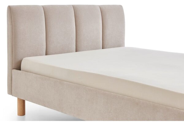 Letto singolo imbottito beige rete non inclusa 120x200 cm Joker – Meise Möbel