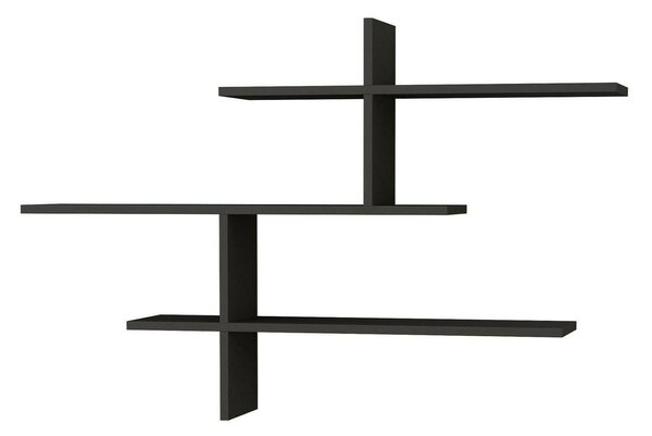 Mensola parete design 22x123cm antracite - Antani