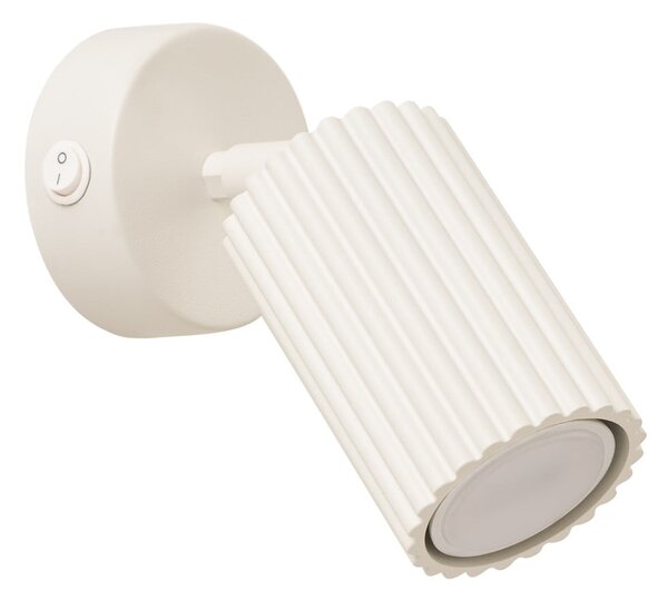 Faretto color crema 8x16 cm Gleam – Sollux