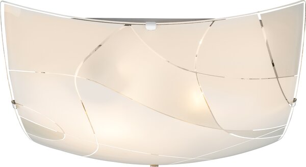 Globo Paranja plafoniera bianca, 2xE27 ILLU; 40403-2