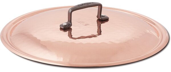 Coperchio in rame Martellato Stagnato � 16 cm linea Cuartigiana ad Induzione