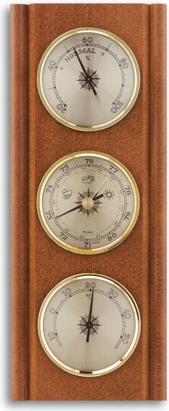 TFA - Stazione meteorologica analogica in legno massiccio - 20.1002.03 - Noce