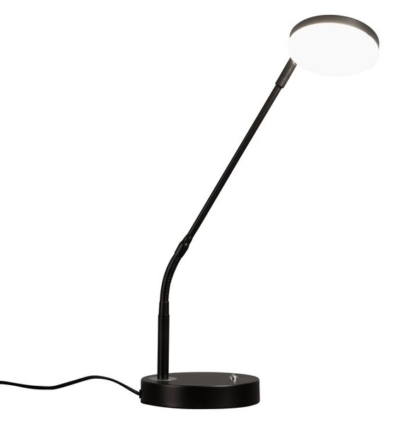 FISCHER & HONSEL Lampada da tavolo a LED Sorento, dimmerabile, Nero, Soggiorno / Sala da pranzo, Metallo, Moderno, Lampada da tavolo LED