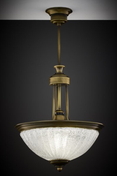 Jupiter 2134 - Lampadario a stelo CARMEN 1xE27/15W/230V bronzo/patina