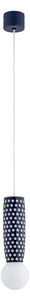 Argon 8937 - Lampada a sospensione con cavo BOLL 1xG9/6W/230V blu